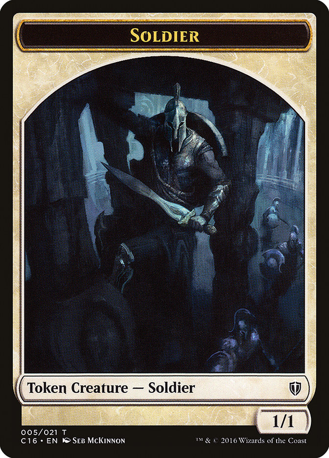 Soldier [Commander 2016 Tokens] | Tabernacle Games
