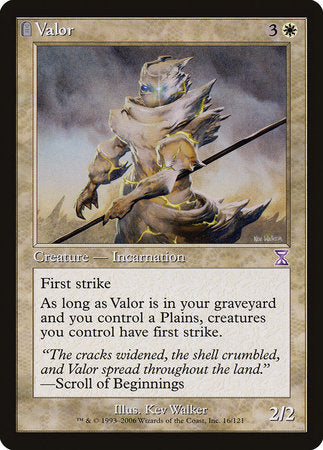 Valor [Time Spiral Timeshifted] | Tabernacle Games