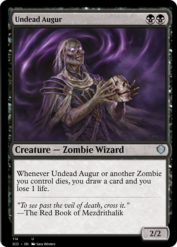 Undead Augur [Starter Commander Decks] | Tabernacle Games