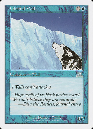 Glacial Wall [Classic Sixth Edition] | Tabernacle Games