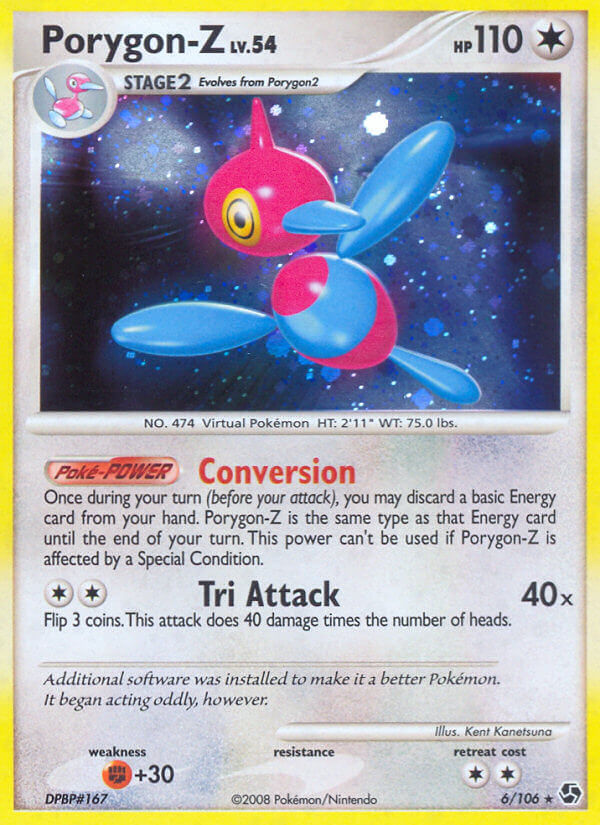 Porygon Z (6/106) (Theme Deck Exclusive) [Diamond & Pearl: Great Encounters] | Tabernacle Games