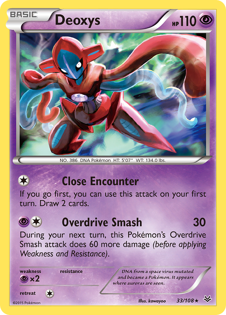 Deoxys (33/108) [XY: Roaring Skies] | Tabernacle Games