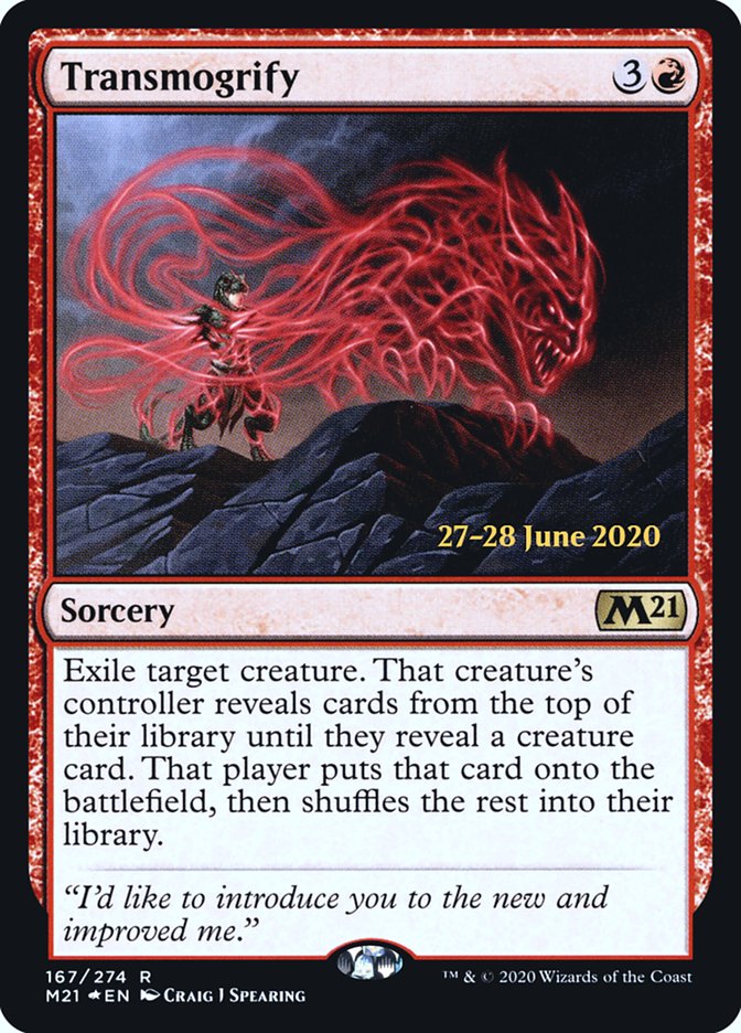Transmogrify  [Core Set 2021 Prerelease Promos] | Tabernacle Games