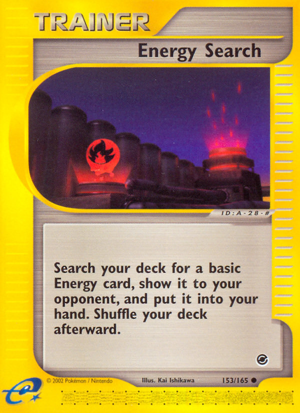 Energy Search (153/165) [Expedition: Base Set] | Tabernacle Games