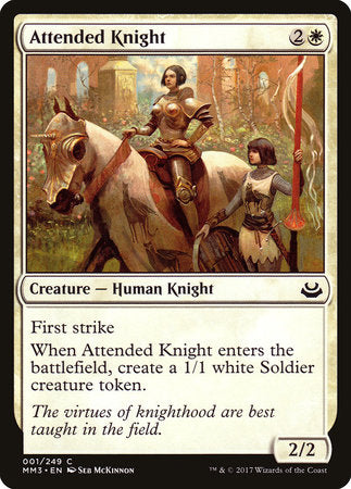 Attended Knight [Modern Masters 2017] | Tabernacle Games