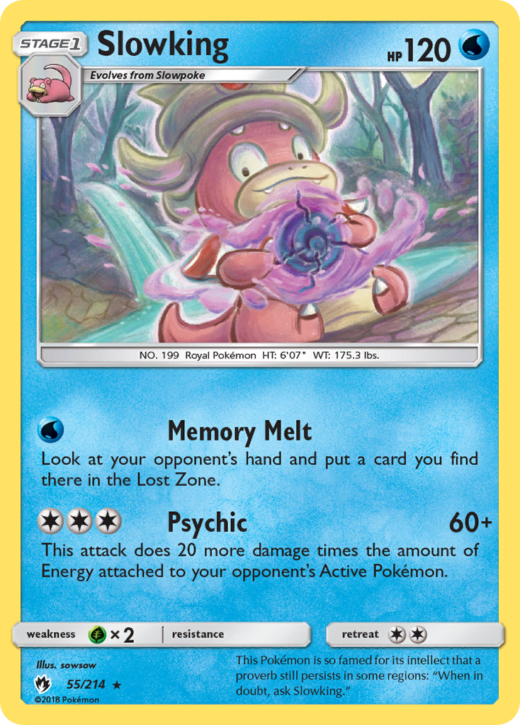 Slowking (55/214) [Sun & Moon: Lost Thunder] | Tabernacle Games