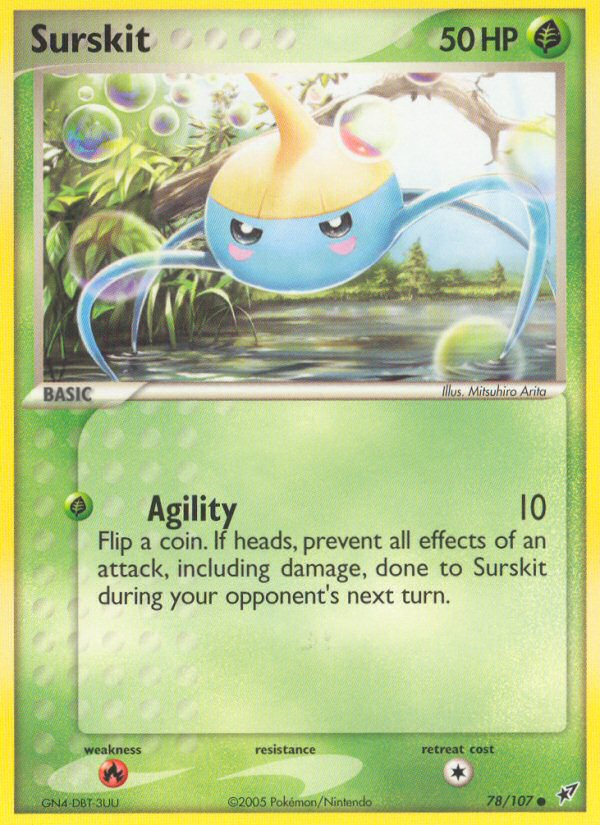 Surskit (78/107) [EX: Deoxys] | Tabernacle Games