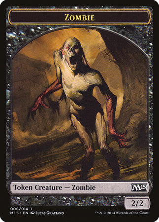 Zombie Token [Magic 2015 Tokens] | Tabernacle Games