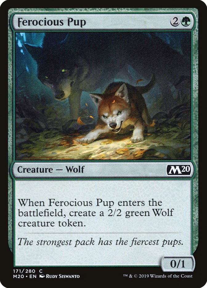 Ferocious Pup [Core Set 2020] | Tabernacle Games