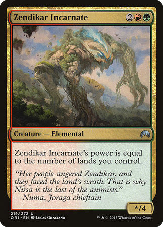 Zendikar Incarnate [Magic Origins] | Tabernacle Games