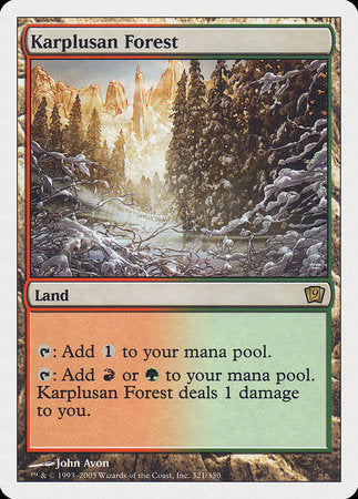 Karplusan Forest [Ninth Edition] | Tabernacle Games