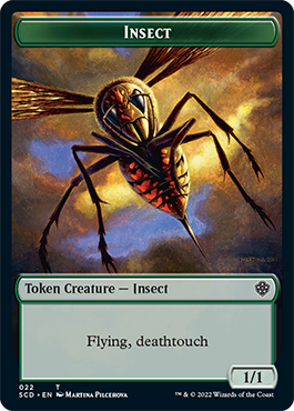Insect // Soldier Double-Sided Token [Starter Commander Decks] | Tabernacle Games