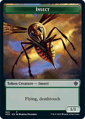 Insect // Cat Beast Double-Sided Token [Starter Commander Decks] | Tabernacle Games