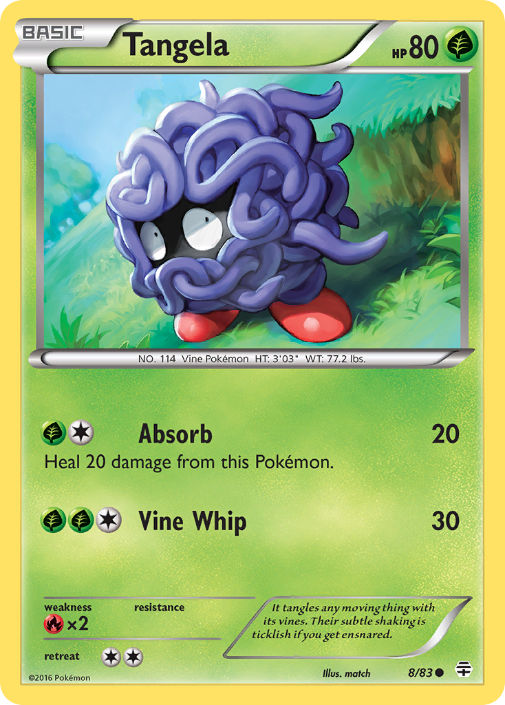 Tangela (8/83) [XY: Generations] | Tabernacle Games