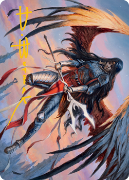 Liesa, Forgotten Archangel Art Card (Gold-Stamped Signature) [Innistrad: Midnight Hunt Art Series] | Tabernacle Games