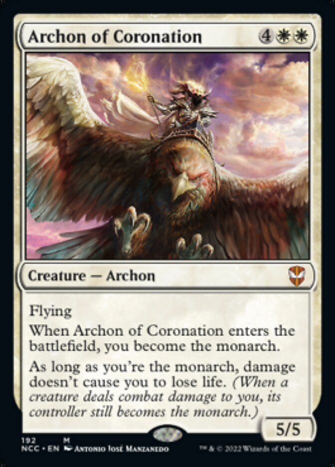 Archon of Coronation [Streets of New Capenna Commander] | Tabernacle Games