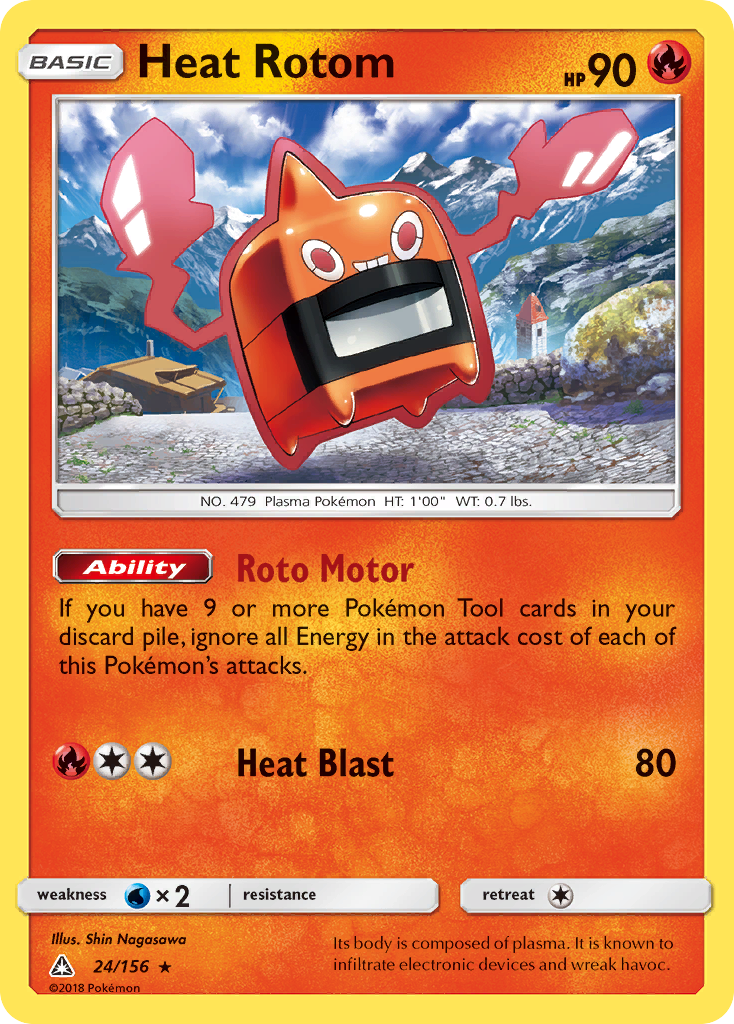 Heat Rotom (24/156) [Sun & Moon: Ultra Prism] | Tabernacle Games