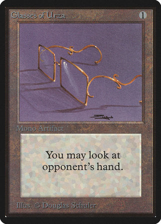 Glasses of Urza [Limited Edition Beta] | Tabernacle Games