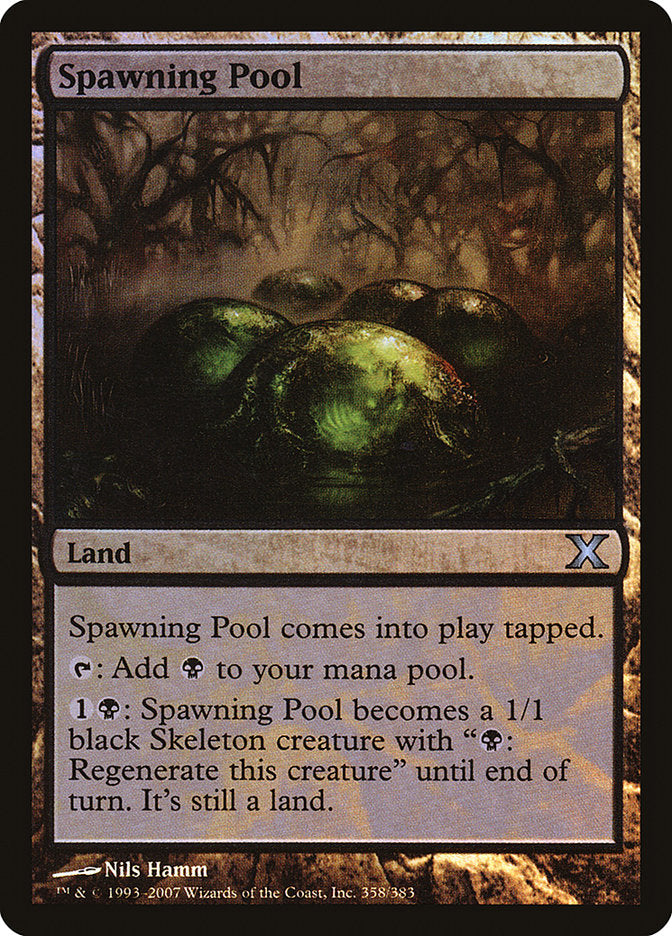 Spawning Pool (Premium Foil) [Tenth Edition] | Tabernacle Games