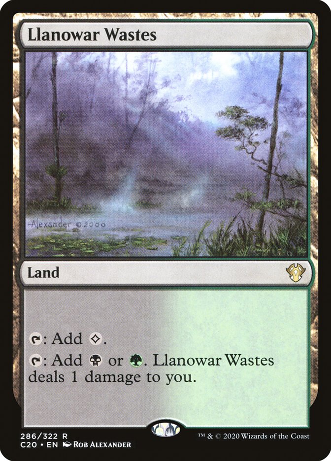 Llanowar Wastes [Commander 2020] | Tabernacle Games