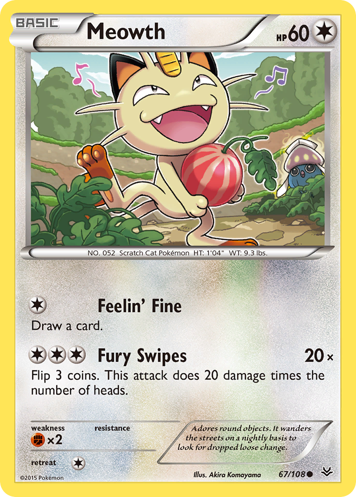 Meowth (67/108) [XY: Roaring Skies] | Tabernacle Games