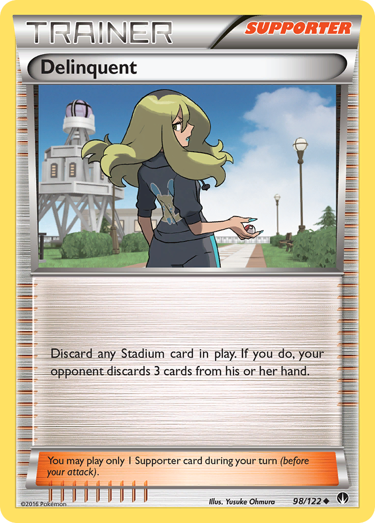 Delinquent (98/122) [XY: BREAKpoint] | Tabernacle Games