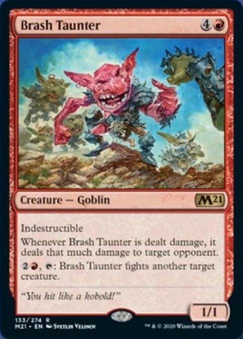 Brash Taunter [Core Set 2021] | Tabernacle Games