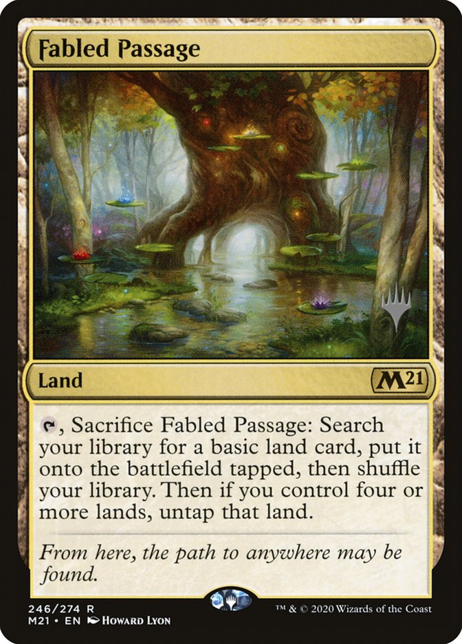 Fabled Passage (Promo Pack) [Core Set 2021 Promos] | Tabernacle Games