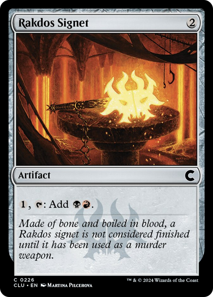 Rakdos Signet [Ravnica: Clue Edition] | Tabernacle Games