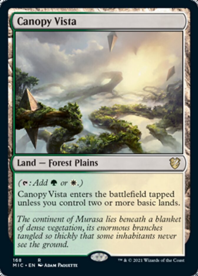 Canopy Vista [Innistrad: Midnight Hunt Commander] | Tabernacle Games