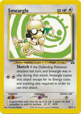 Smeargle (30/75) [Neo Discovery Unlimited] | Tabernacle Games