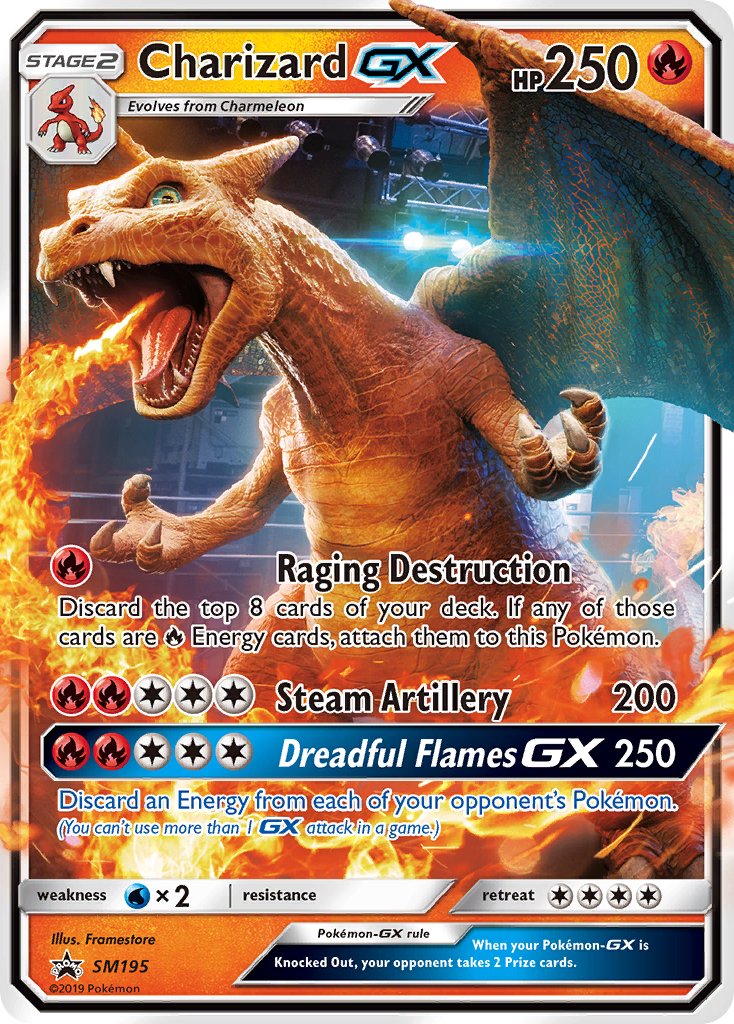 Charizard GX (SM195) [Sun & Moon: Black Star Promos] | Tabernacle Games