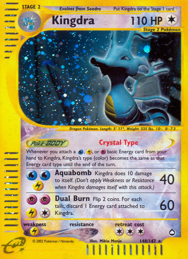 Kingdra (148/147) [Aquapolis] | Tabernacle Games