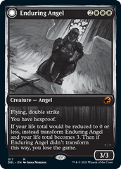 Enduring Angel // Angelic Enforcer [Innistrad: Double Feature] | Tabernacle Games