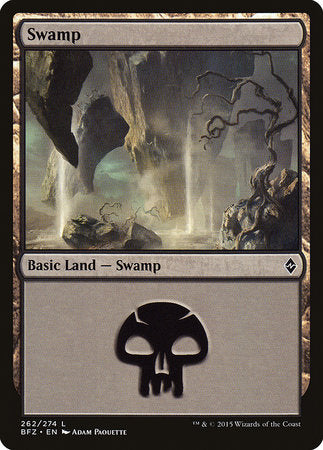 Swamp (262) [Battle for Zendikar] | Tabernacle Games