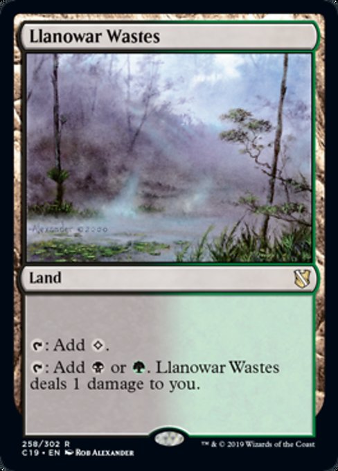 Llanowar Wastes [Commander 2019] | Tabernacle Games