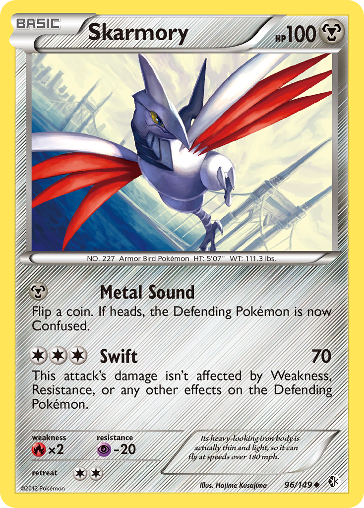 Skarmory (96/149) [Black & White: Boundaries Crossed] | Tabernacle Games