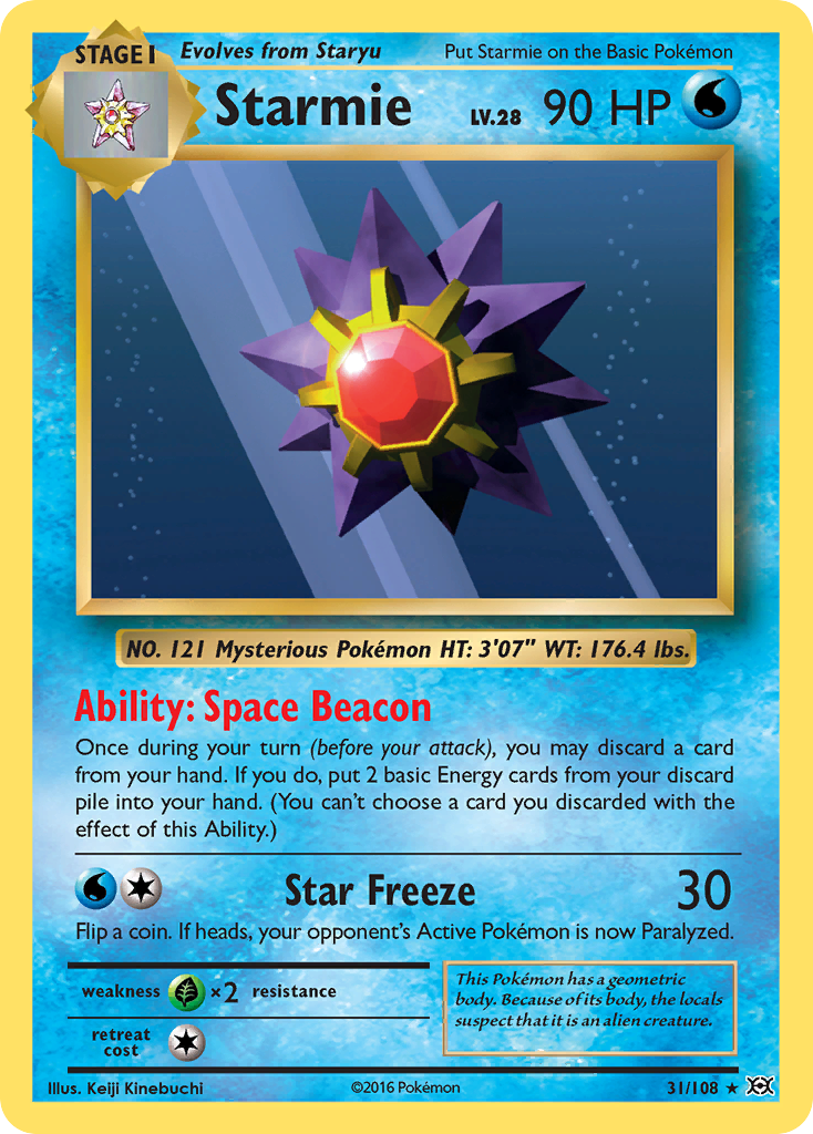 Starmie (31/108) [XY: Evolutions] | Tabernacle Games