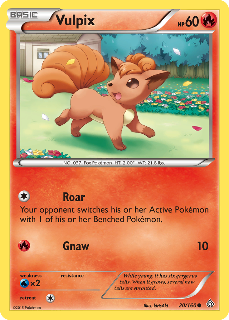 Vulpix (20/160) [XY: Primal Clash] | Tabernacle Games