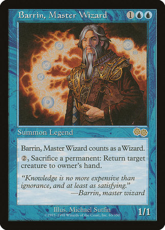 Barrin, Master Wizard [Urza's Saga] | Tabernacle Games