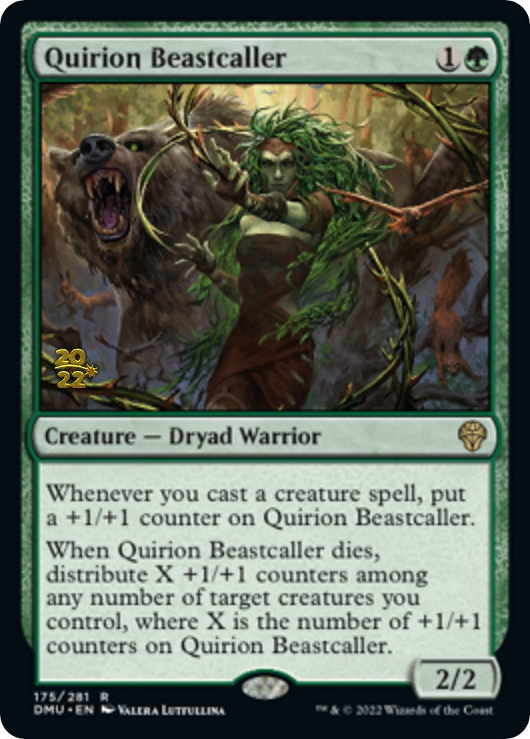 Quirion Beastcaller [Dominaria United Prerelease Promos] | Tabernacle Games