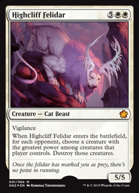 Highcliff Felidar [Game Night 2019] | Tabernacle Games