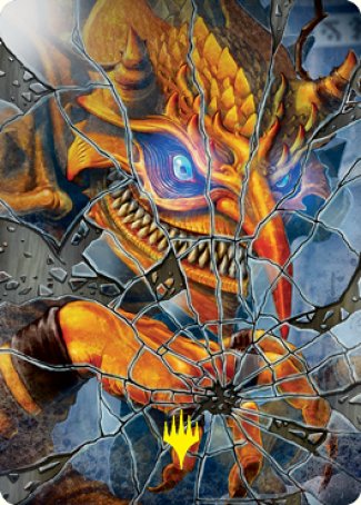 Reflection of Kiki-Jiki Art Card (Gold-Stamped Signature) [Kamigawa: Neon Dynasty Art Series] | Tabernacle Games