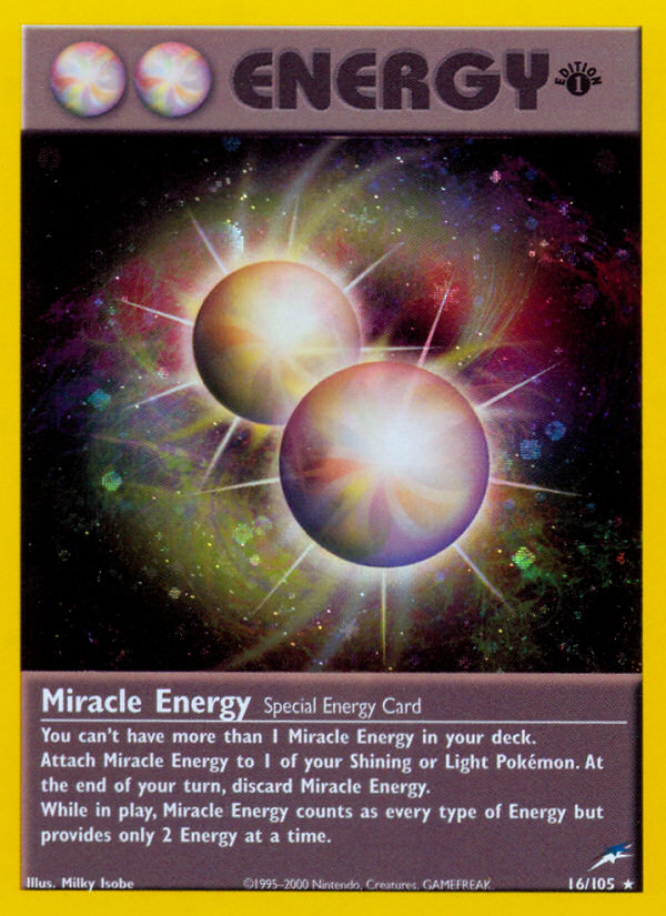 Miracle Energy (16/105) [Neo Destiny 1st Edition] | Tabernacle Games