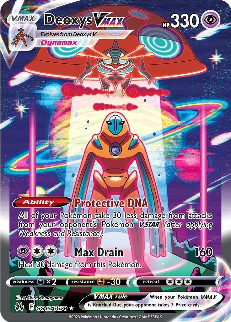 Deoxys VMAX (GG45/GG70) [Sword & Shield: Crown Zenith] | Tabernacle Games