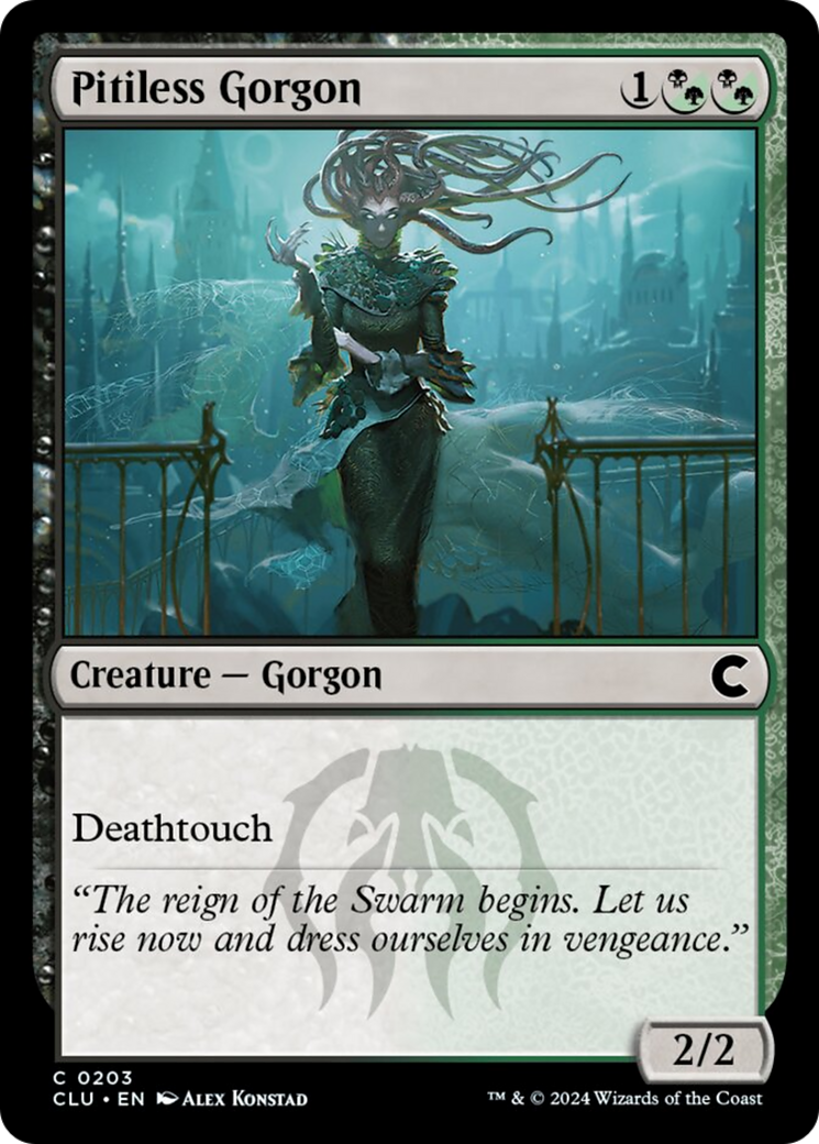 Pitiless Gorgon [Ravnica: Clue Edition] | Tabernacle Games