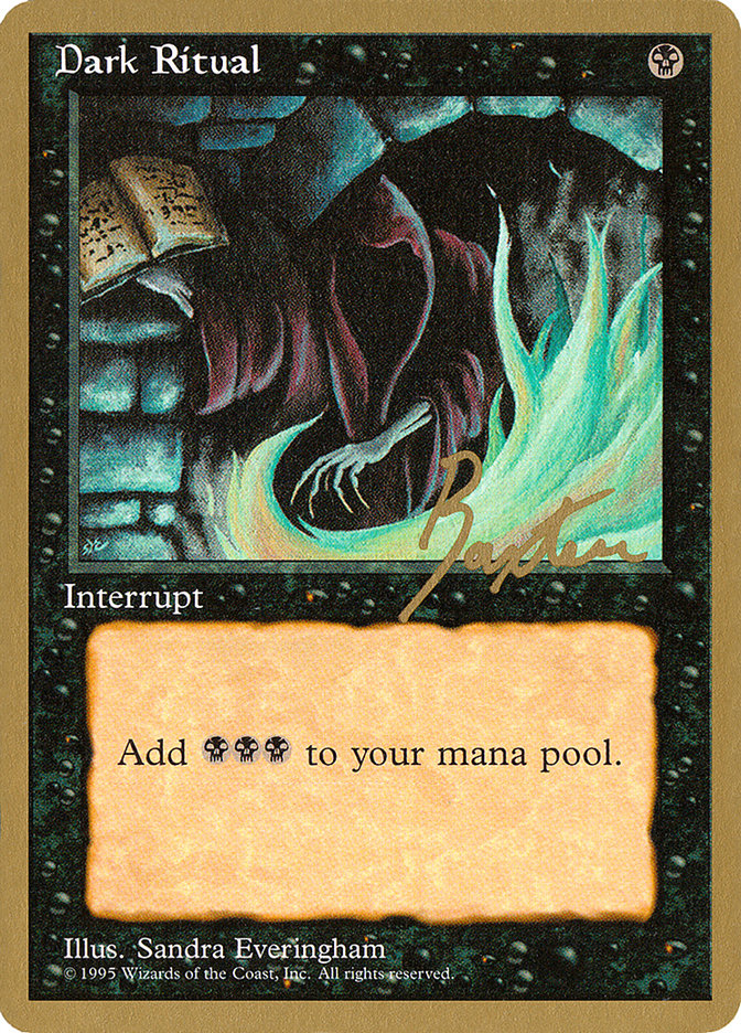 Dark Ritual (George Baxter) [Pro Tour Collector Set] | Tabernacle Games