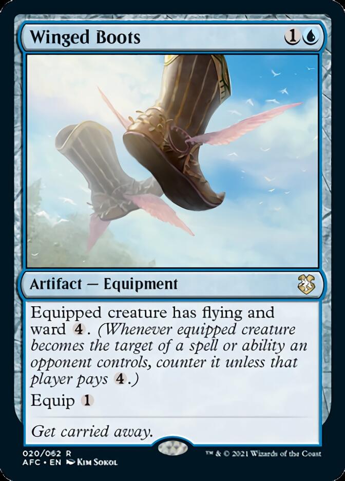 Winged Boots [Dungeons & Dragons: Adventures in the Forgotten Realms Commander] | Tabernacle Games