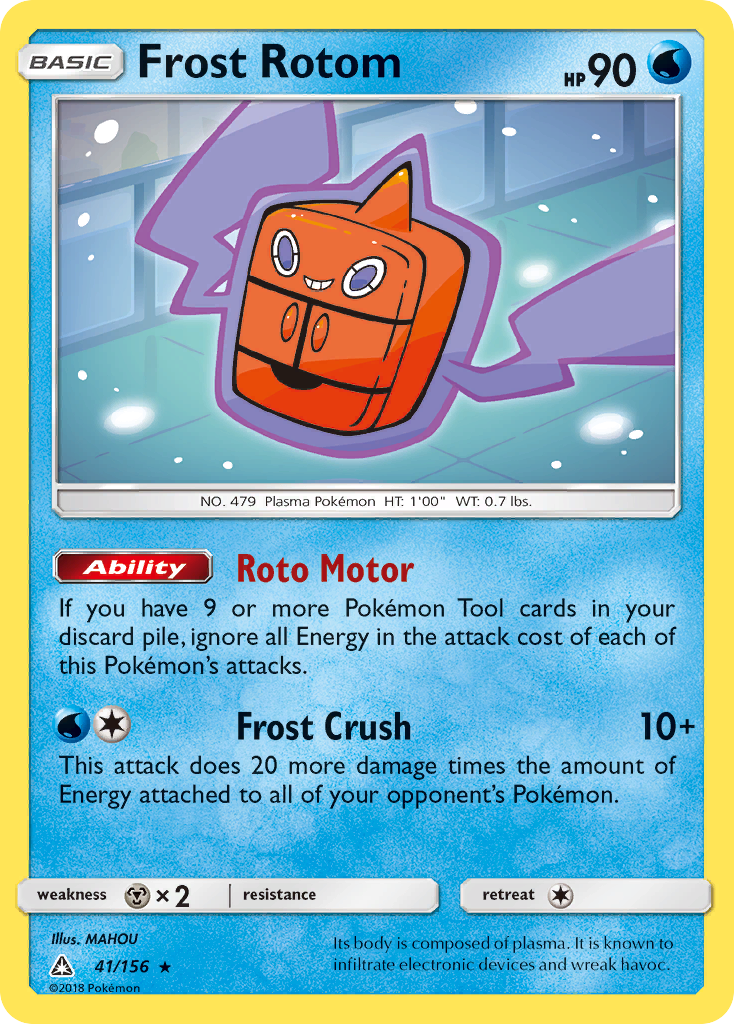 Frost Rotom (41/156) [Sun & Moon: Ultra Prism] | Tabernacle Games