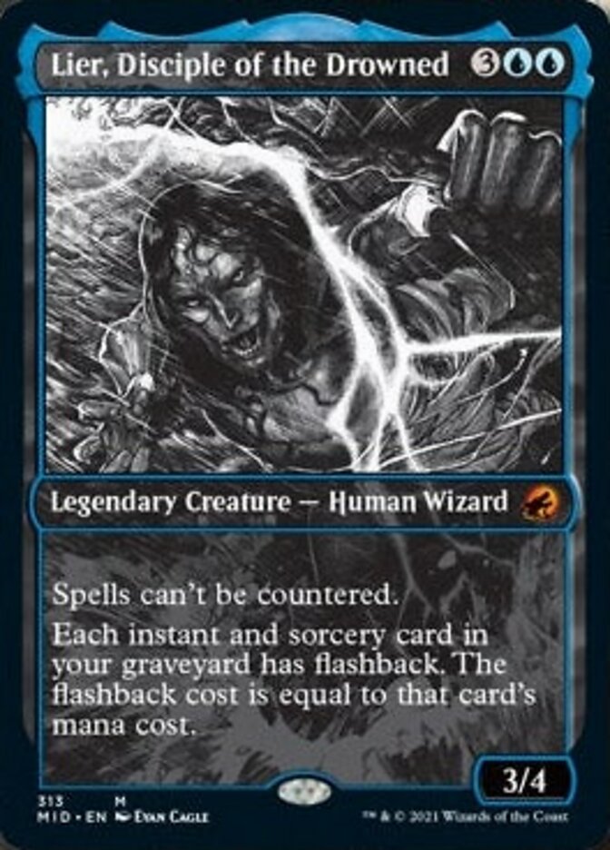 Lier, Disciple of the Drowned (Showcase Eternal Night) [Innistrad: Midnight Hunt] | Tabernacle Games